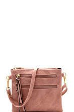 Load image into Gallery viewer, Five-Pocket Zip Crossbody Bag
