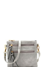 Load image into Gallery viewer, Five-Pocket Zip Crossbody Bag