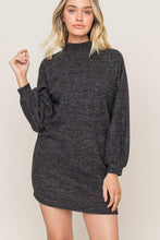 Load image into Gallery viewer, Mock Neck Sweater Dress