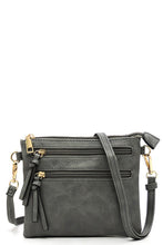 Load image into Gallery viewer, Five-Pocket Zip Crossbody Bag