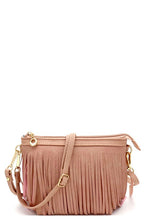 Load image into Gallery viewer, Boho Fringe Crossbody Wristlet