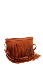Load image into Gallery viewer, Boho Fringe Crossbody Wristlet