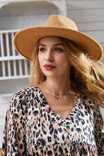 Load image into Gallery viewer, Butterscotch Wide Brim Dandy Panama Hat