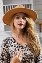 Load image into Gallery viewer, Butterscotch Wide Brim Dandy Panama Hat