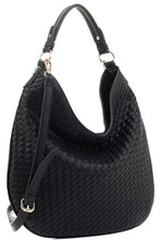 Load image into Gallery viewer, Woven 2-Way Hobo Bag