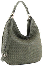 Load image into Gallery viewer, Woven 2-Way Hobo Bag