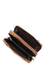 Load image into Gallery viewer, Double Zip Crossbody Wallet