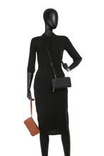 Load image into Gallery viewer, Double Zip Crossbody Wallet