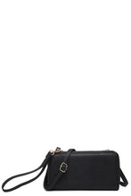 Load image into Gallery viewer, Double Zip Crossbody Wallet