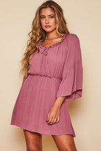 Load image into Gallery viewer, Mauve Woven Mini Dress