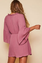 Load image into Gallery viewer, Mauve Woven Mini Dress
