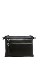 Load image into Gallery viewer, Five-Pocket Zip Crossbody Bag