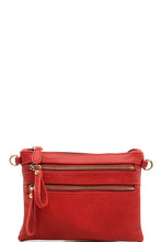 Load image into Gallery viewer, Five-Pocket Zip Crossbody Bag