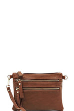 Load image into Gallery viewer, Five-Pocket Zip Crossbody Bag