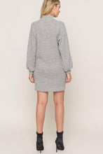 Load image into Gallery viewer, Mock Neck Sweater Dress