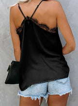 Load image into Gallery viewer, Black Lace Cami Top