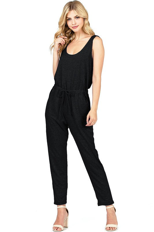 Sleeveless Jumpsuit in Black – Revival Clothiers