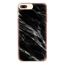 Load image into Gallery viewer, The Casery - Black Marble iPhone Case
