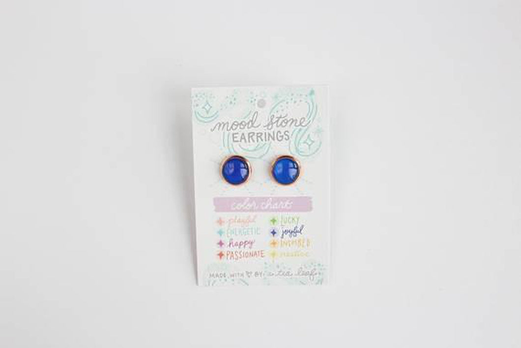 A Tea Leaf Jewelry - Changing Color Mood Stone Earrings