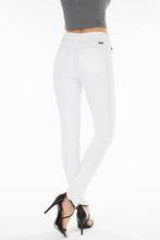 Load image into Gallery viewer, White High Rise Distressed Skinny Jeans